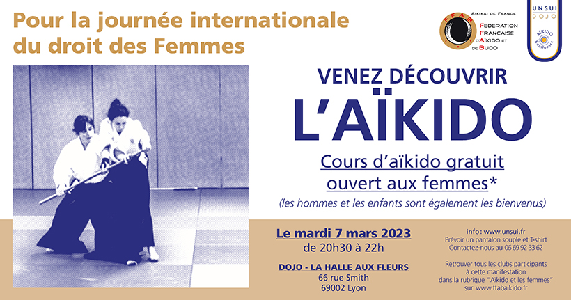 You are currently viewing Portes ouvertes mars 2023 : venez découvrir l&rsquo;Aïkido